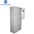 Hot 6 Door Changing Room Storage Metal Wardrobe